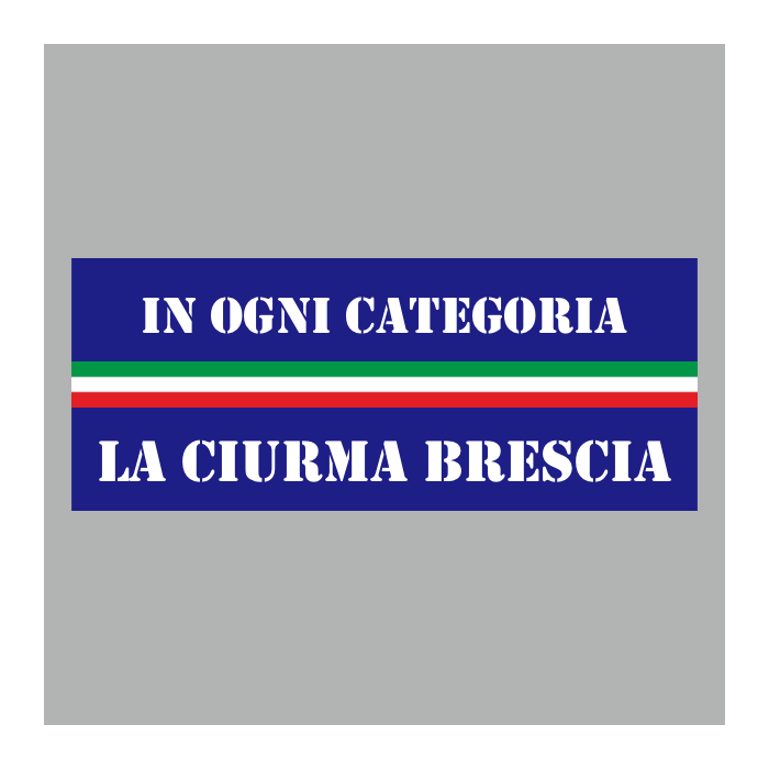 Adesivo Rettangolare stretto