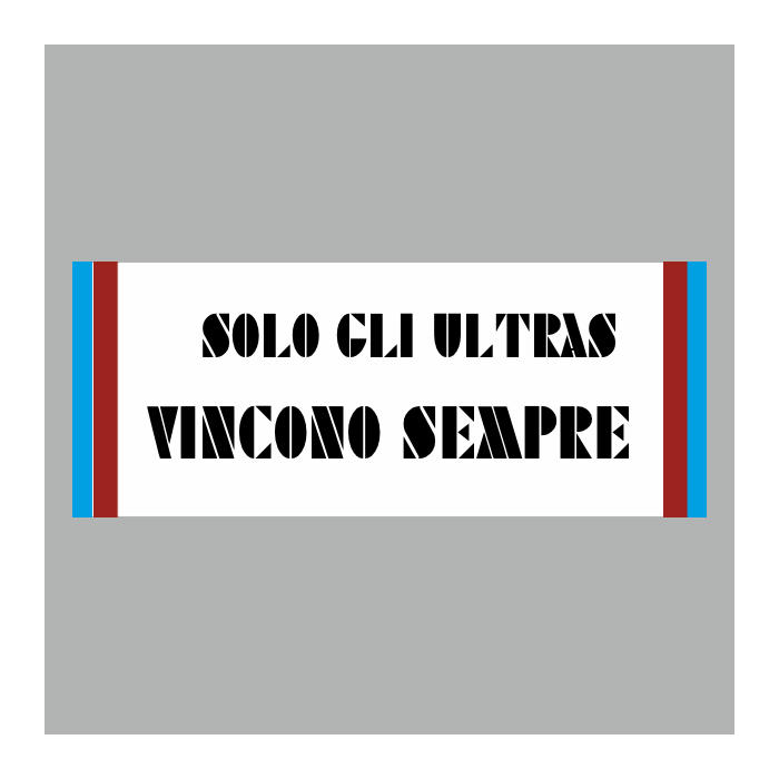 Adesivo Rettangolare stretto